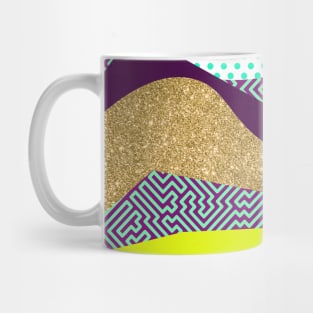 Neon Party Dunes Pattern Mug